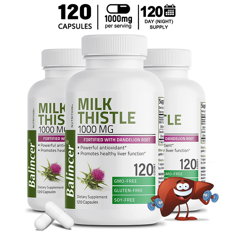 Milk Thistle Silymarin - Complément de Chardon-Marie - avec Racine