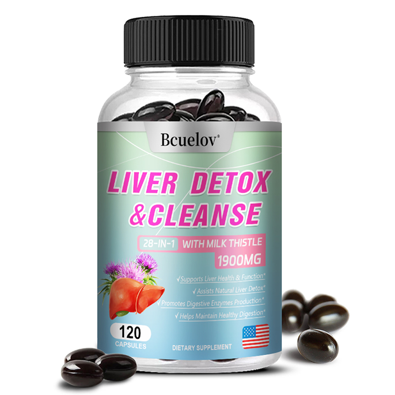 Milk Thistle Silymarin - Capsules de purification, de désintoxication et