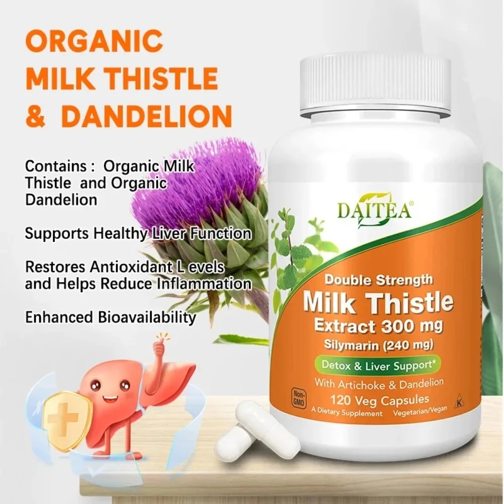 Silymarine, extrait de chardon - Milk Thistle Silymarin avis et prix