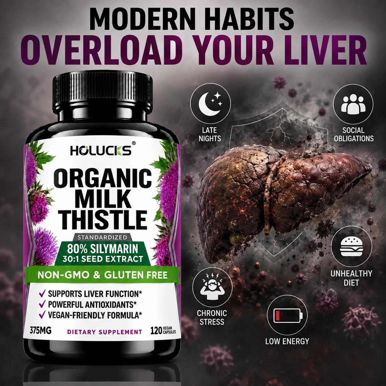 Capsules pour la santé des rei - Milk Thistle Silymarin avis et prix